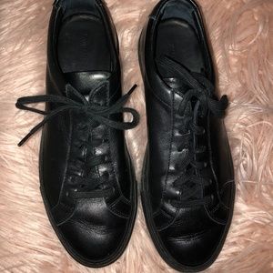 Common Projects Black Original Achilles Sneakers